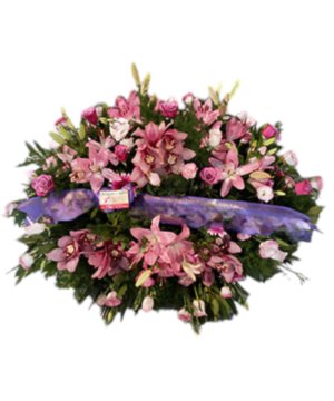 Cuscino Funebre rosa