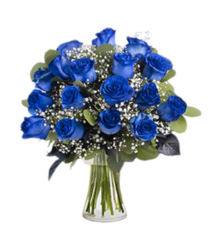 Bouquet di 18 Rose blu