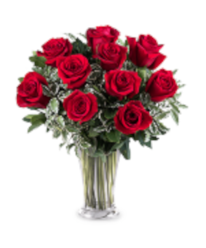 Bouquet di 10 rose rosse