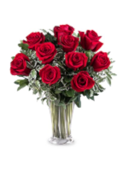 Bouquet di 10 rose rosse