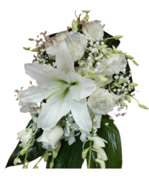 Bouquet da sposa per nozze d'argento