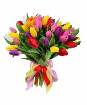 Bouquet di 30 tulipani misti