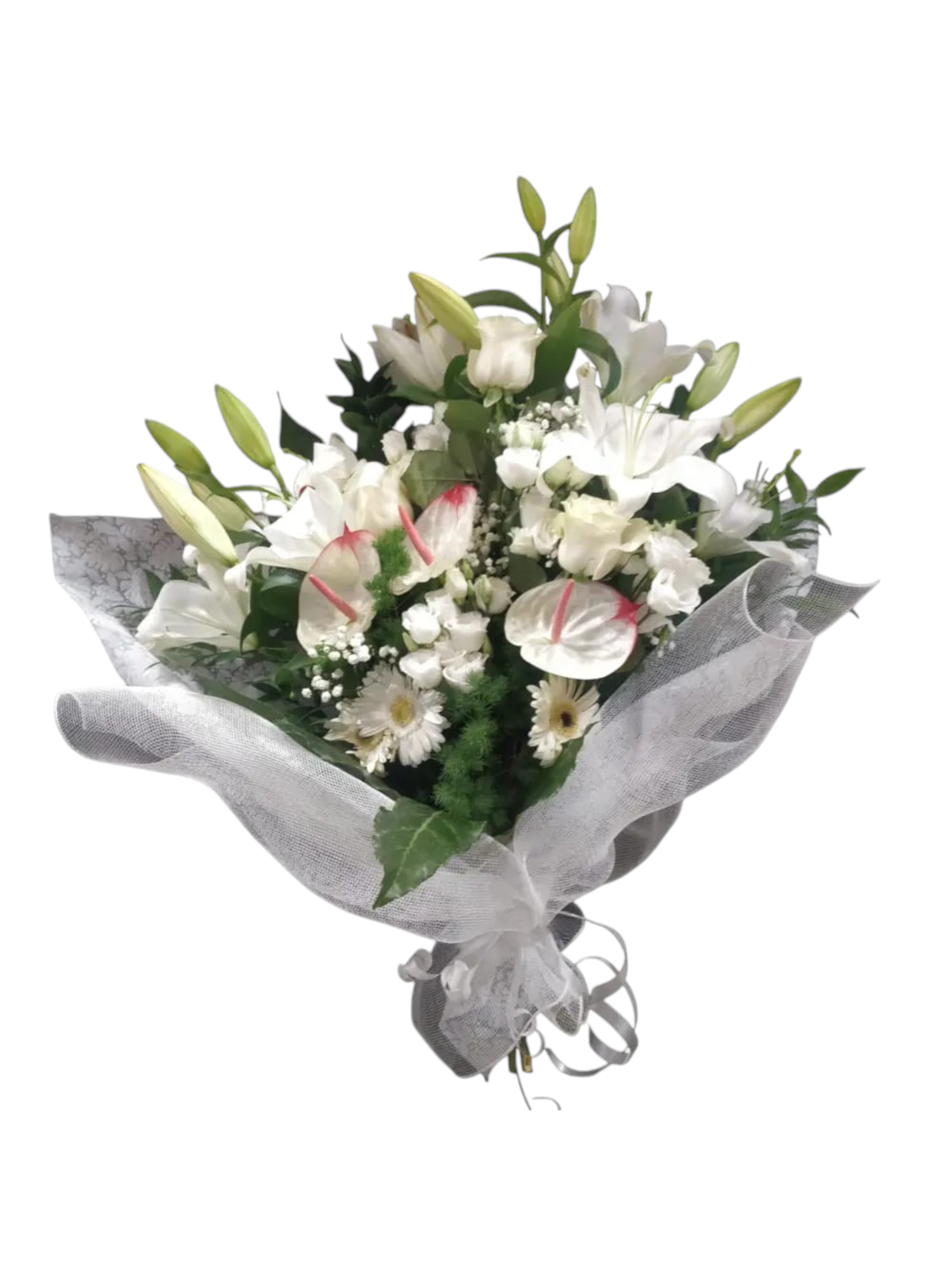 Featured image for “Bouquet white funebre”