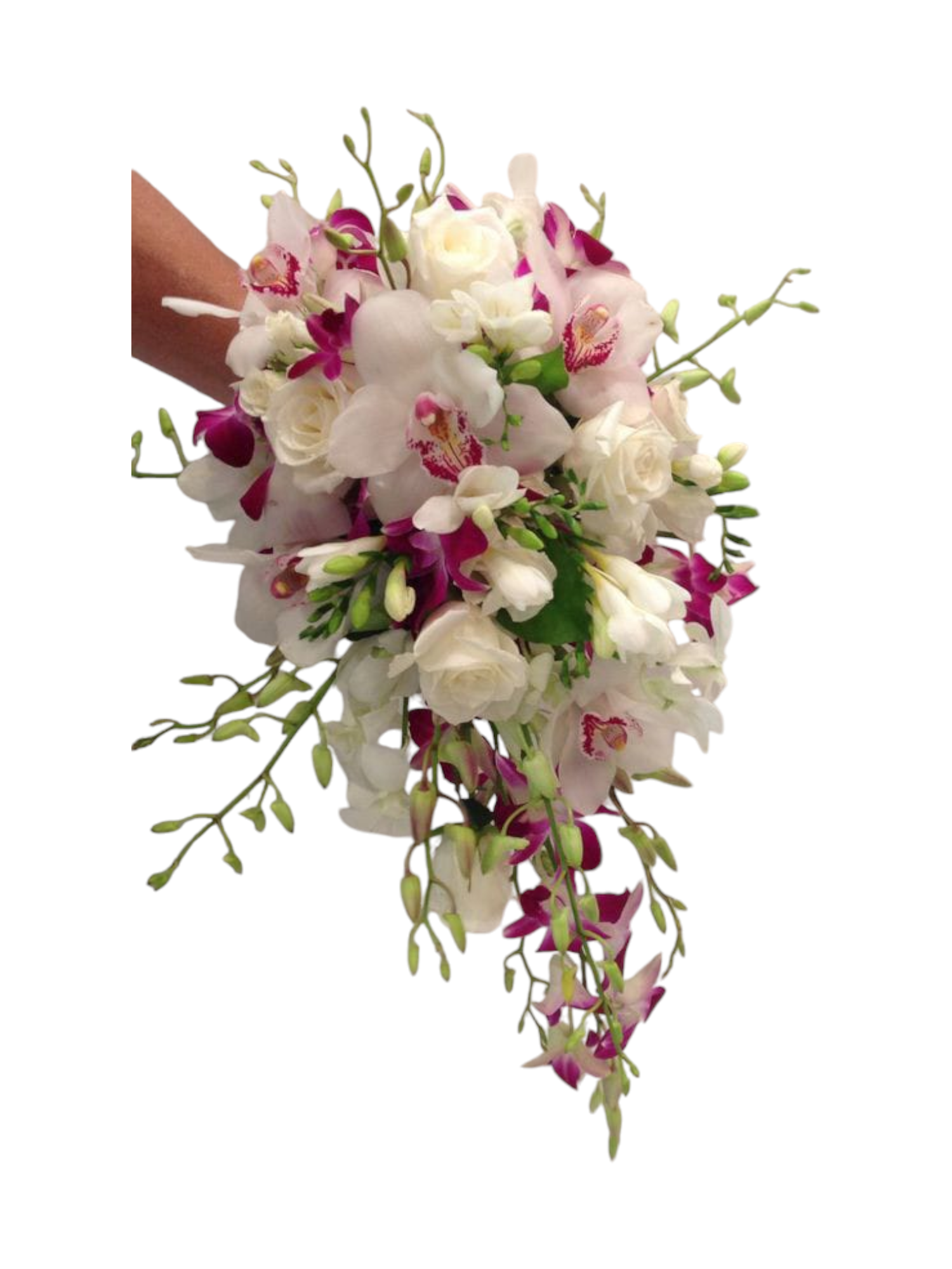 Featured image for “Bouquet da sposa cymbidium lungo”