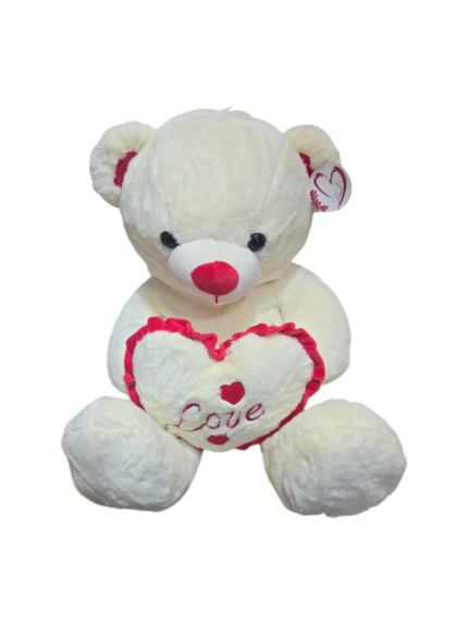 Orso bianco con cuore