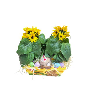 Cestino di girasoli